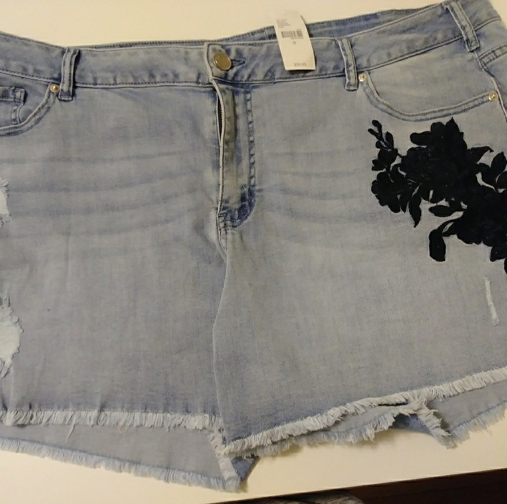 Lane Bryant jean shorts